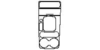 Volkswagen Touareg Interior 2011 - Center Console (with start stop engine system, without HYBRID emble)