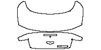 Aston Martin Vantage V8 2005 - Trunk Lid (with Vantage S emblem)
