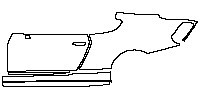 Bentley Continental Exterior 2012 - (left) Door+Rear Fender+Side Skirt
