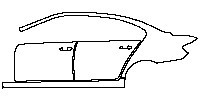 (left) Door+Rear Fender+Side Skirt
