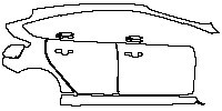 Ford Focus Hacthback 2016 - (right) Door+Rear Fender+Side Skirt
