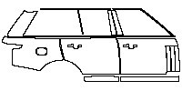 Land Rover Range Rover Standard Wheelbase 2013 - (right) Door+Rear Fender