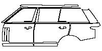 (left) Door+ABCD Pillar+Rear Fender