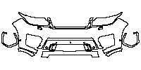 Land Rover Range Rover Sport SVR 2015 - Bumper+Headlamp