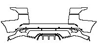 Land Rover Range Rover Sport SVR 2015 - Rear Bumper+Taillight