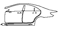(left) Door+BC Pillar+Rear Fender+Side Skirt