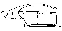 (right) Door+BC Pillar+Rear Fender+Side Skirt