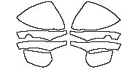 Porsche Cayenne Cayenne S 2011 - Mirror (for Left Hand Drive，with painted lower part)