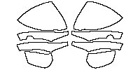 Porsche Cayenne Cayenne S 2011 - Mirror (for Right Hand Drive，with painted lower part)