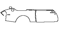 Rolls-Royce Phantom Coupe 2014 - (right) Door+Side Skirt+Rear Fender