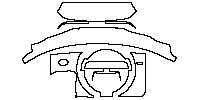 Toyota Prado Exterior 2010 - Trunk Lid (with spare wheel with chrome trim, with VX emblem.)