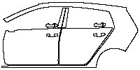 (left) Door+B Pillar+Rear Fender
