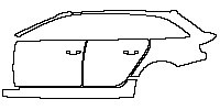 (left) Door+Rear Fender+Side Skirt