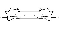 Audi A3 Sportback 2013 - Rear Bumper