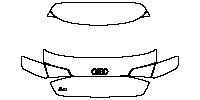 Audi A3 Sportback 2013 - Trunk Lid (with ''A3'' emblem)