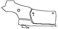 Ferrari 458 Speciale A 2015 - (right) Door+Rear Fender+Side Skirt (for Right Hand Drive)