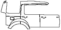 Land Rover Discovery Discovery 4 2014 - (right) Door+Rear Fender