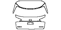 Lexus NX F-Sport 2014 - Trunk Lid (with LEXUS and NX*00 emblem)