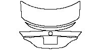 Mercedes-Benz CLA Coupe 2013 - Trunk Lid (without model emblem)