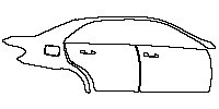 Mercedes-Benz E Class Sedan 2010 - (right) Door+Rear Fender