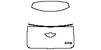 MINI MINI Countryman Cooper All4 2011 - Trunk Lid (with ''COOPER D'' emblem)