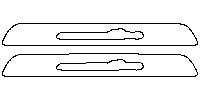Porsche Panamera Interior 2014 - (rear) Door Sill (with executive emblem)