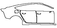 (right) Door+Rear Fender+Side Skirt