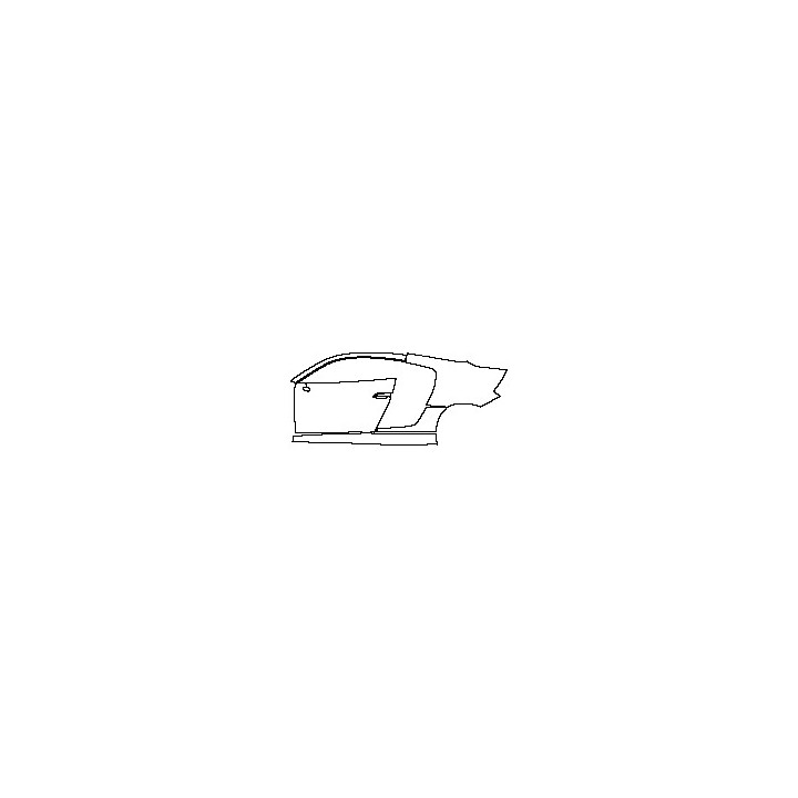Audi R8 V10 2009 - (left) Door+Rear Fender+Side Skirt