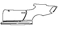 Bentley Continental Exterior 2012 - (left) Door+Rear Fender+Side Skirt