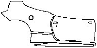 Ferrari 458 Spider 2012 - (right) Door+Rear Fender+Side Skirt (for Right Hand Drive)