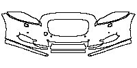Jaguar XJ XJL 2011 - Bumper+Headlamp