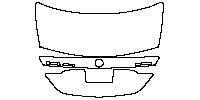 Mercedes-Benz S Class Sedan 2014 - Trunk Lid (with S 63 L 4 MATIC and AMG emble)