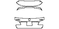 Mercedes-Benz GL Sport 2013 - Trunk Lid (with GL 4XX and 4 MATIC emblem)