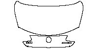 Mercedes-Benz S Class Coupe 2015 - Trunk Lid (with S6X and AMG emblem)