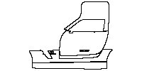 Mercedes-Benz SLS Coupe 2011 - (left) Door+Side Skirt (with 6.3 emblem on rocker panel)
