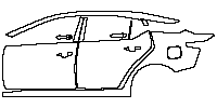 Nissan Altima (US) SR 2023 - (left) Door+Rear Fender