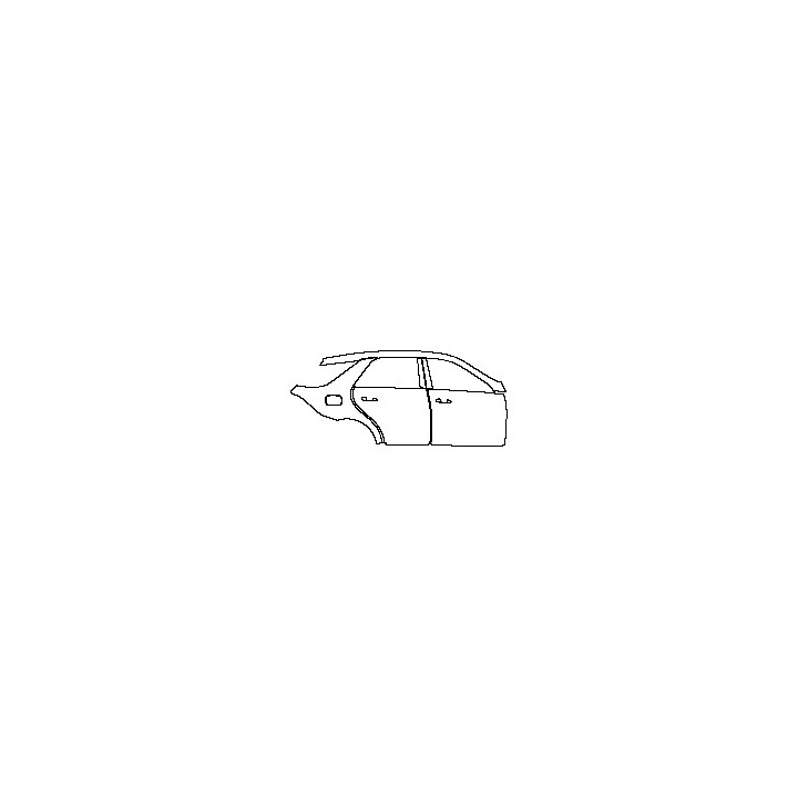 Mercedes-Benz ML Sport 2012 - (right) Door+B Pillar+Rear Fender