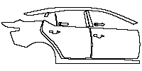 Nissan Altima (US) SR 2023 - (right) Door+Rear Fender