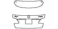 Mercedes-Benz ML 63 AMG 2012 - Trunk Lid (with ML63 and AMG emblem)