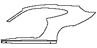Porsche 911 GT3 2008 - (left) Rear Fender+Side Skirt