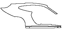 Porsche 911 GT3 2008 - (right) Rear Fender+Side Skirt