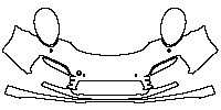 Porsche 911 Turbo 2014 - Bumper+Headlamp