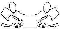 Porsche 911 Turbo S 2014 - Bumper+Headlamp