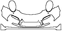 Porsche 911 Turbo S 2014 - Bumper+Headlamp (Aerokit)