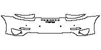 Porsche 911 Turbo S 2014 - Rear Bumper (with PORSCHE and 911 Turbo S emblem)