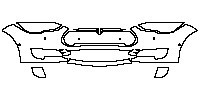 Tesla Model S Base 2012 - Bumper+Headlamp