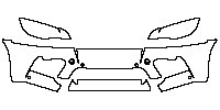 BMW X6 X6 M 2010 - Bumper+Headlamp