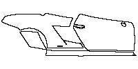 Lamborghini Gallardo LP 560-4 2013 - (right) Door+Side Skirt+Rear Fender (for Left Hand Drive)