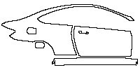 (right) Door+Side Skirt+Rear Fender