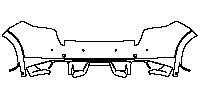 Porsche Cayenne Cayenne GTS 2012 - Rear Bumper